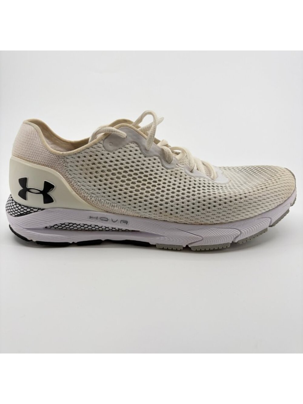 Under Armour HOVR Sonic 4 Mens Size 10.5 White Athletic Running Shoes Sneakers